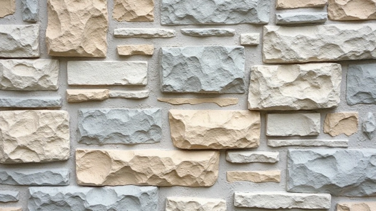 Efekt kamienia na ścianie