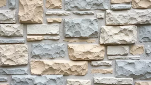 Efekt kamienia na ścianie